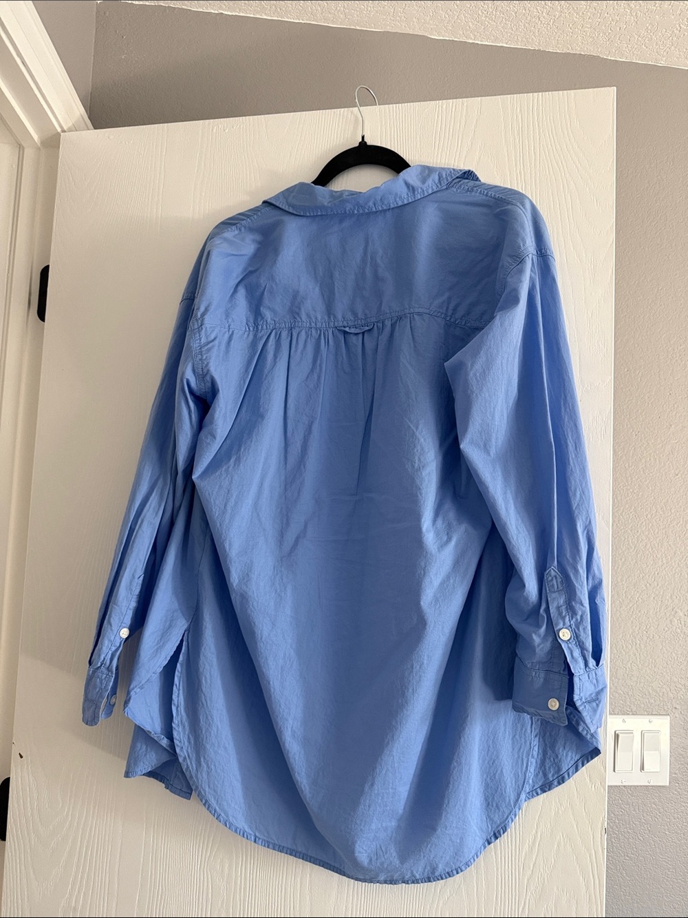 Universal Thread Light Blue Button-Down Blouse - Picture 3 of 3